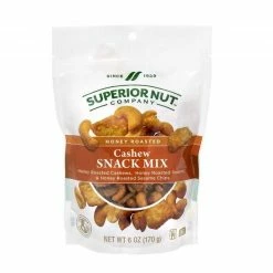 Superior Nut Company Honey Roasted Cashew Snack Mix, 6 oz. - Cashews