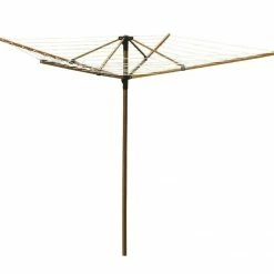 Greenway Large Outdoor Bamboo Rotary Clothesline GCL9FAB - Drying Racks