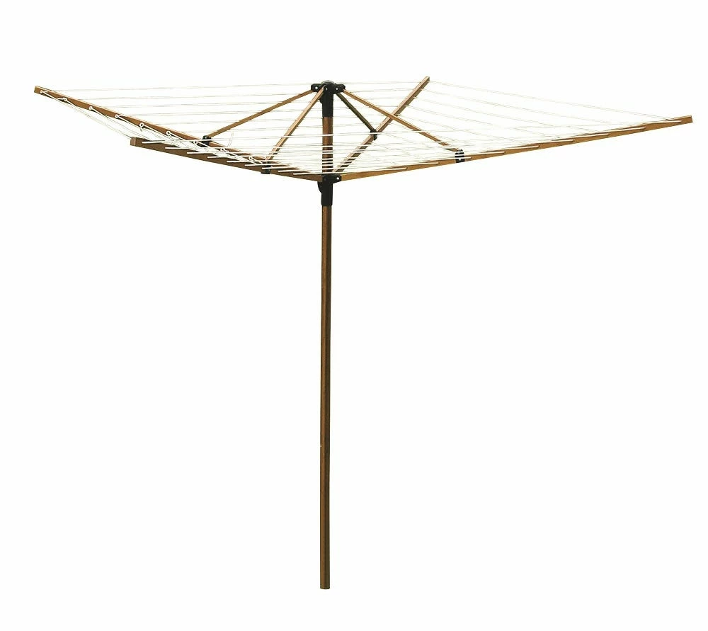 Greenway Large Outdoor Bamboo Rotary Clothesline GCL9FAB - Drying Racks 1 Greenway Large Outdoor Bamboo Rotary Clothesline GCL9FAB - Drying Racks