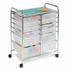 Honey-Can-Do HoneyCanDo 12 Drawer Studio Organizer Cart CRT01683 - Laundry Baskets