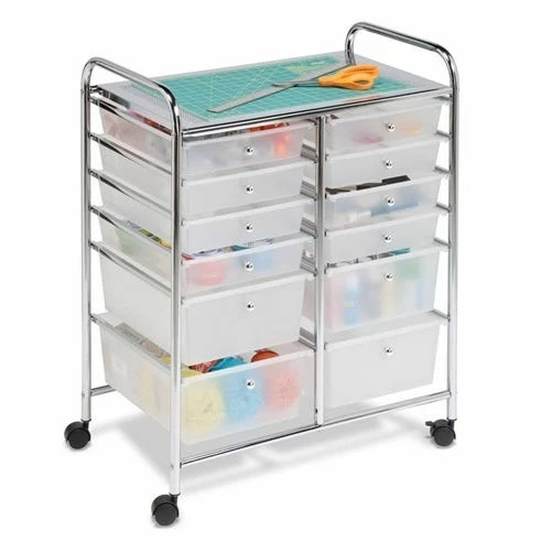 Honey-Can-Do HoneyCanDo 12 Drawer Studio Organizer Cart CRT01683 - Laundry Baskets 1 Honey-Can-Do HoneyCanDo 12 Drawer Studio Organizer Cart CRT01683 - Laundry Baskets