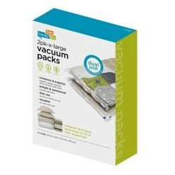 Honey-Can-Do HoneyCanDo 2Pack Extra Large Vacuum Packs VAC01299 - Closet Organization -Food & Household Goods Sales honey can do 2 pack extra large vacuum packs vac 01299