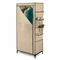 Honey-Can-Do HoneyCanDo 27" Portable Cloth Storage Wardrobe WRD01270 - Laundry Baskets