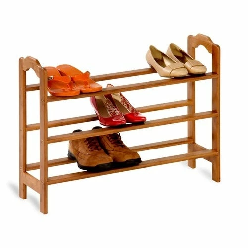 Honey-Can-Do HoneyCanDo 3Tier Bamboo Shoe Storage Rack SHO01601 - Closet Organization 1 Honey-Can-Do HoneyCanDo 3Tier Bamboo Shoe Storage Rack SHO01601 - Closet Organization