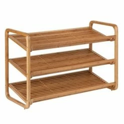Honey-Can-Do HoneyCanDo 3Tier Deluxe Bamboo Shoe Storage Rack SHO01599 - Closet Organization -Food & Household Goods Sales honey can do 3 tier deluxe bamboo shoe storage rack sho 01599