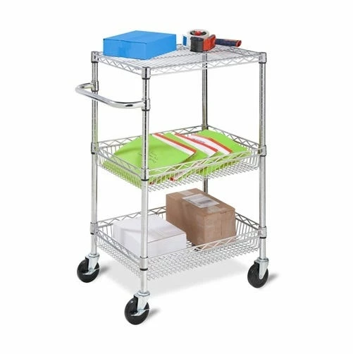 Honey-Can-Do HoneyCanDo 3Tier Urban Utility Cart CRT01451 - Laundry Baskets 3 Honey-Can-Do HoneyCanDo 3Tier Urban Utility Cart CRT01451 - Laundry Baskets - Image 3