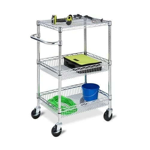 Honey-Can-Do HoneyCanDo 3Tier Urban Utility Cart CRT01451 - Laundry Baskets 2 Honey-Can-Do HoneyCanDo 3Tier Urban Utility Cart CRT01451 - Laundry Baskets - Image 2