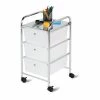 Honey-Can-Do HoneyCanDo 3 Drawer Rolling Storage Cart CRT02215 - Laundry Baskets