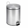 Honey-Can-Do HoneyCanDo 5L Round Stainless Steel Step Trash Can TRS01449