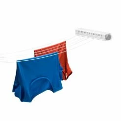 Honey-Can-Do HoneyCanDo 6Line Extendable Clothesline DRY01626 - Laundry Baskets