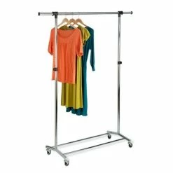 Honey-Can-Do HoneyCanDo Chrome Commercial Garment Rack GAR01123 - Laundry Baskets