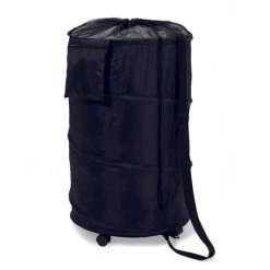 Honey-Can-Do HoneyCanDo Large Nylon Rolling Popup Hamper HMP01454 - Laundry Hampers