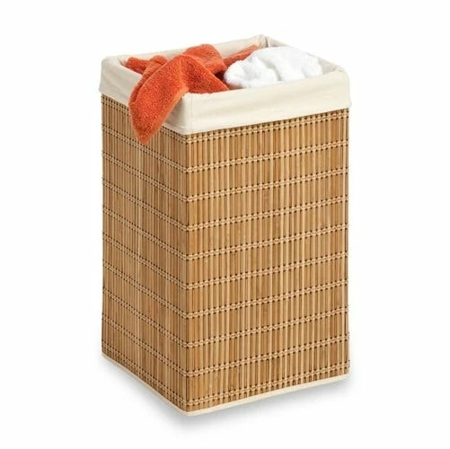 Honey-Can-Do HoneyCanDo Square Wicker Bamboo Hamper w/ Liner HMP01620 - Laundry Baskets 1 Honey-Can-Do HoneyCanDo Square Wicker Bamboo Hamper w/ Liner HMP01620 - Laundry Baskets
