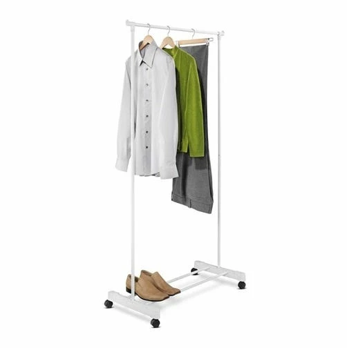 Honey-Can-Do HoneyCanDo White Portable Garment Rack GAR01121 - Laundry Baskets 1 Honey-Can-Do HoneyCanDo White Portable Garment Rack GAR01121 - Laundry Baskets